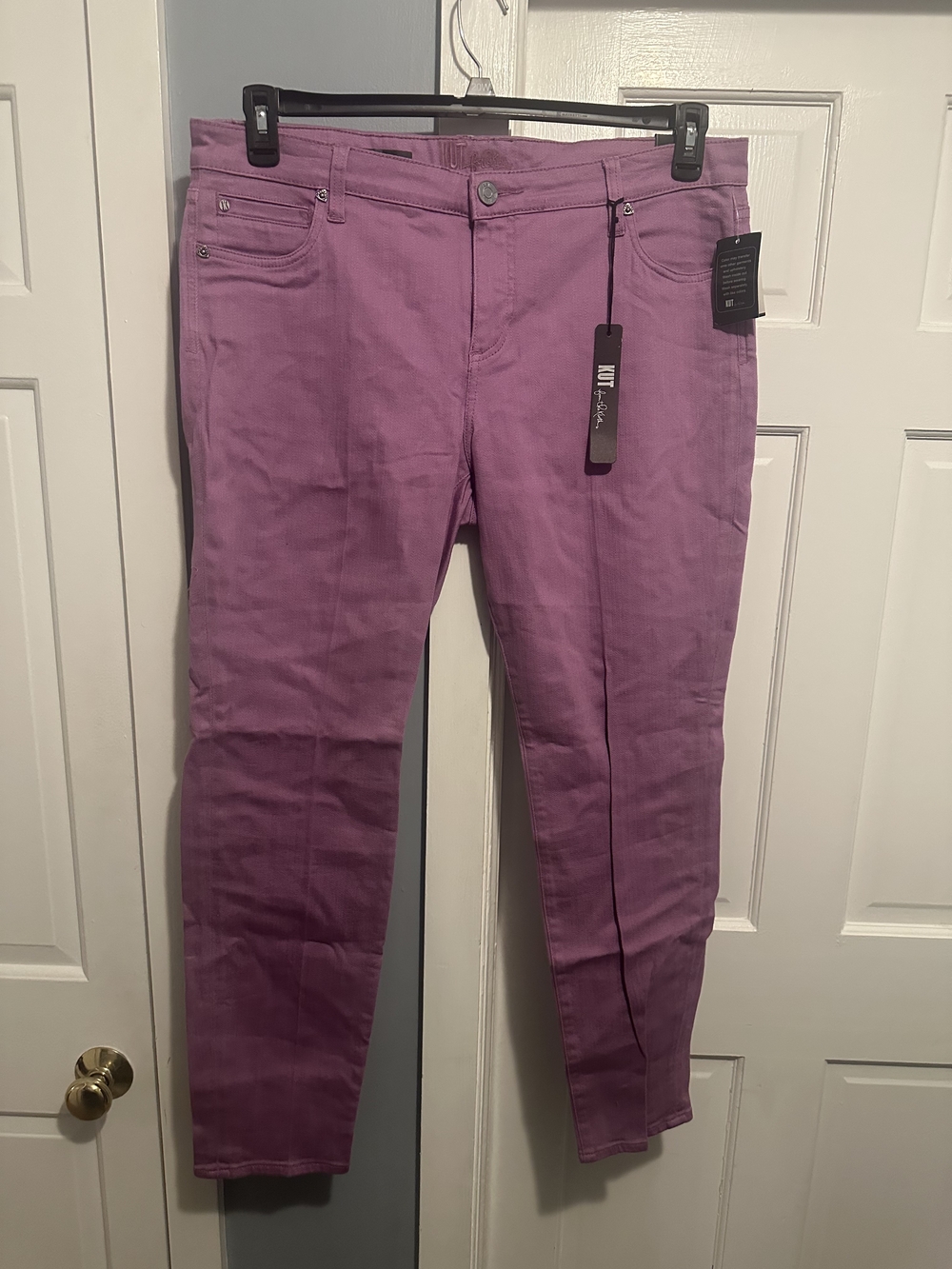 Kut Brand Diana Skinny Jeans in Magenta NWT